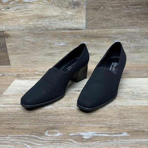 Liz Claiborne Lizflex Concord Black Heeled Loafer Women's Size 9 - Picture 1 of 7